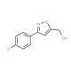 [3-(4-Chlorophenyl)-5-isoxazolyl]methanol (CAS 206055-90-5) - chemical structure image