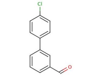 3-(4-Chlorophenyl)benzaldehyde (CAS 139502-80-0) - chemical structure image