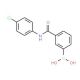3-(4-Chlorophenylcarbamoyl)phenylboronic acid (CAS 874288-31-0) - chemical structure image