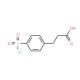 3-[4-(chlorosulfonyl)phenyl]propanoic acid (CAS 63545-54-0) - chemical structure image