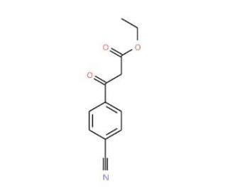 3-(4-Cyano-phenyl)-3-oxo-propionic acid ethyl ester (CAS 49744-93-6) - chemical structure image