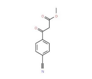 3-(4-Cyano-phenyl)-3-oxo-propionic acid methyl ester (CAS 101341-45-1) - chemical structure image