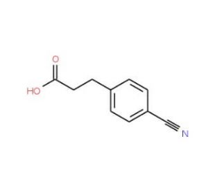 3-(4-Cyano-phenyl)-propionic acid (CAS 42287-94-5) - chemical structure image