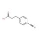 3-(4-Cyano-phenyl)-propionic acid (CAS 42287-94-5) - chemical structure image