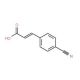 3-(4-cyanophenyl)acrylic acid (CAS 16642-94-7) - chemical structure image