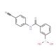 3-(4-Cyanophenyl)aminocarbonylphenylboronic acid (CAS 850567-36-1) - chemical structure image