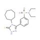 3-(4-Cycloheptyl-5-mercapto-4H-[1,2,4]triazol-3-yl)-N,N-diethyl-benzenesulfonamide - chemical structure image