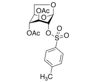 3,4-Di-O-acetyl-1,6-anhydro-2-O-p-toluenesulfonyl-β-D-glucopyranose (CAS 84207-46-5) - chemical structure image