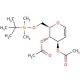 3,4-Di-O-acetyl-6-O-(tert-butyldimethylsilyl)-D-glucal 的分子结构, CAS编号: 117136-33-1 3,4-Di-O-acetyl-6-O-(tert-butyldimethylsilyl)-D-glucal (CAS 117136-33-1) - chemical structure image