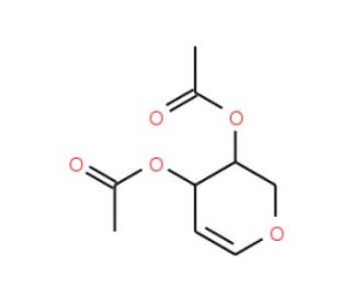 3,4-Di-O-acetyl-D-xylal (CAS 3152-43-0) - chemical structure image