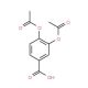 3,4-Diacetoxy-benzoic acid 的分子结构, CAS编号: 58534-64-8 3,4-Diacetoxy-benzoic acid (CAS 58534-64-8) - chemical structure image
