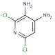 3,4-Diamino-2,6-dichloropyridine Hydrochloride (CAS 89603-10-1) - chemical structure image