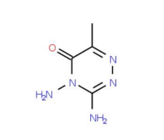 3,4-diamino-6-methyl-1,2,4-triazin-5(4H)-one (CAS 52553-11-4) - chemical structure image