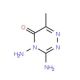 3,4-diamino-6-methyl-1,2,4-triazin-5(4H)-one (CAS 52553-11-4) - chemical structure image
