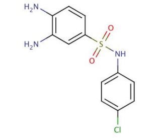 3,4-Diamino-N-(4-chloro-phenyl)-benzenesulfonamide - chemical structure image