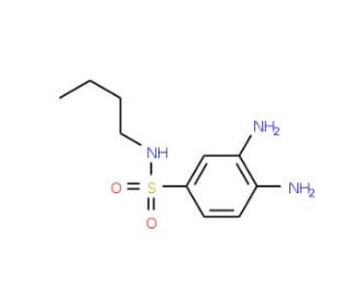 3,4-Diamino-N-butyl-benzenesulfonamide - chemical structure image