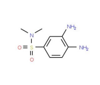 3,4-diamino-N,N-dimethylbenzenesulfonamide (CAS 57824-30-3) - chemical structure image