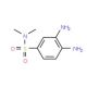 3,4-diamino-N,N-dimethylbenzenesulfonamide (CAS 57824-30-3) - chemical structure image