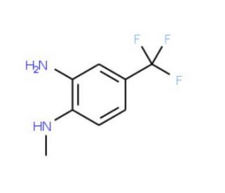 3,4-Diamino-N4-methylbenzotrifluoride (CAS 35203-49-7) - chemical structure image