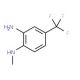 3,4-Diamino-N4-methylbenzotrifluoride (CAS 35203-49-7) - chemical structure image