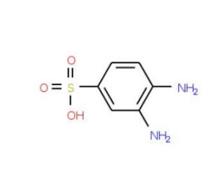 3,4-Diaminobenzenesulfonic acid (CAS 7474-78-4) - chemical structure image
