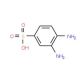 3,4-Diaminobenzenesulfonic acid (CAS 7474-78-4) - chemical structure image