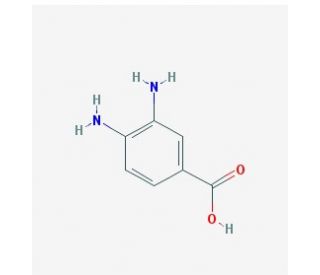 3,4-Diaminobenzoic acid (CAS 619-05-6) - chemical structure image