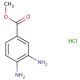 3,4-Diaminobenzoic acid methyl ester hydrochloride - chemical structure image