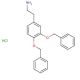 3,4-Dibenzyloxyphenethylamine hydrochloride (CAS 1699-56-5) - chemical structure image