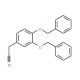 3,4-Dibenzyloxyphenylacetonitrile (CAS 1699-60-1) - chemical structure image