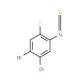 3,4-Dibromo-6-fluorophenyl isothiocyanate - chemical structure image