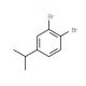 3,4-Dibromo-isopropylbenzene - chemical structure image