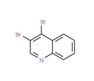 3,4-Dibromoquinoline (CAS 41320-96-1) - chemical structure image