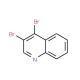 3,4-Dibromoquinoline (CAS 41320-96-1) - chemical structure image