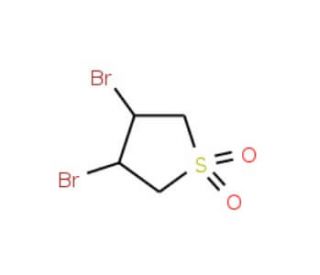 3,4-Dibromosulfolane (CAS 15091-30-2) - chemical structure image