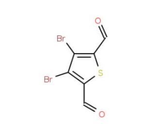 3,4-Dibromothiophene-2,5-dicarboxaldehyde (CAS 25373-20-0) - chemical structure image