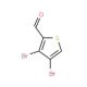 3,4-Dibromothiophene-2-carboxaldehyde (CAS 32896-02-9) - chemical structure image