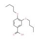 3,4-dibutoxybenzoic acid - chemical structure image
