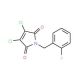 3,4-dichloro-1-(2-fluorobenzyl)-1H-pyrrole-2,5-dione - chemical structure image