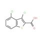 3,4-Dichloro-1-benzothiophene-2-carboxylic acid (CAS 34576-95-9) - chemical structure image