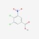 3,4-Dichloro-5-nitro-benzoic acid - chemical structure image