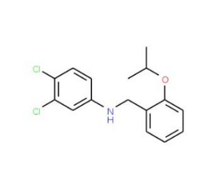 3,4-Dichloro-N-(2-isopropoxybenzyl)aniline - chemical structure image