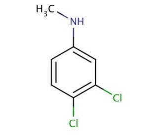 3,4-Dichloro-N-methylaniline (CAS 40750-59-2) - chemical structure image