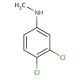 3,4-Dichloro-N-methylaniline (CAS 40750-59-2) - chemical structure image