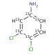 3,4-Dichloroaniline-13C6 (CAS 89059-40-5) - chemical structure image