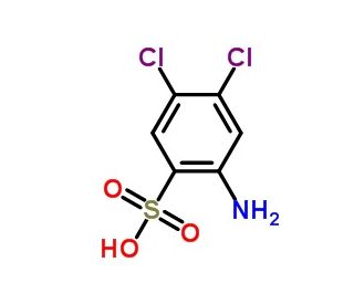 3,4-Dichloroaniline-6-sulfonic acid (CAS 6331-96-0) - chemical structure image