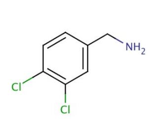 3,4-Dichlorobenzylamine (CAS 102-49-8) - chemical structure image