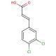 3,4-Dichlorocinnamic acid (CAS 1202-39-7) - chemical structure image