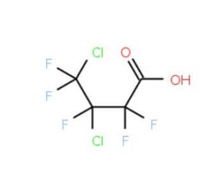 3,4-Dichloropentafluorobutyric acid (CAS 375-07-5) - chemical structure image