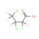 3,4-Dichloropentafluorobutyric acid (CAS 375-07-5) - chemical structure image